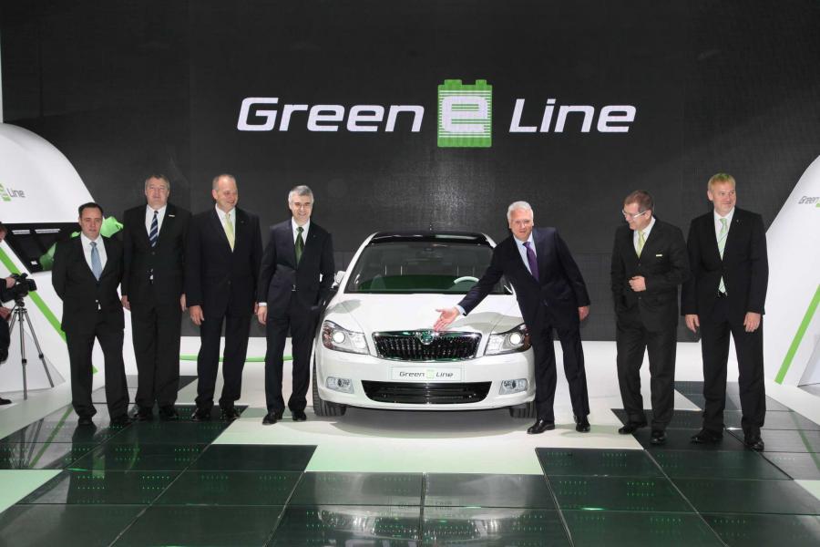  Skoda Octavia Green E-Line Concept 2010 года  (фото 4 из 46)